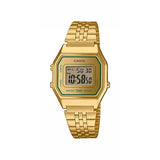 Casio vintage digital watch gold-tone stainless steel (British brand)