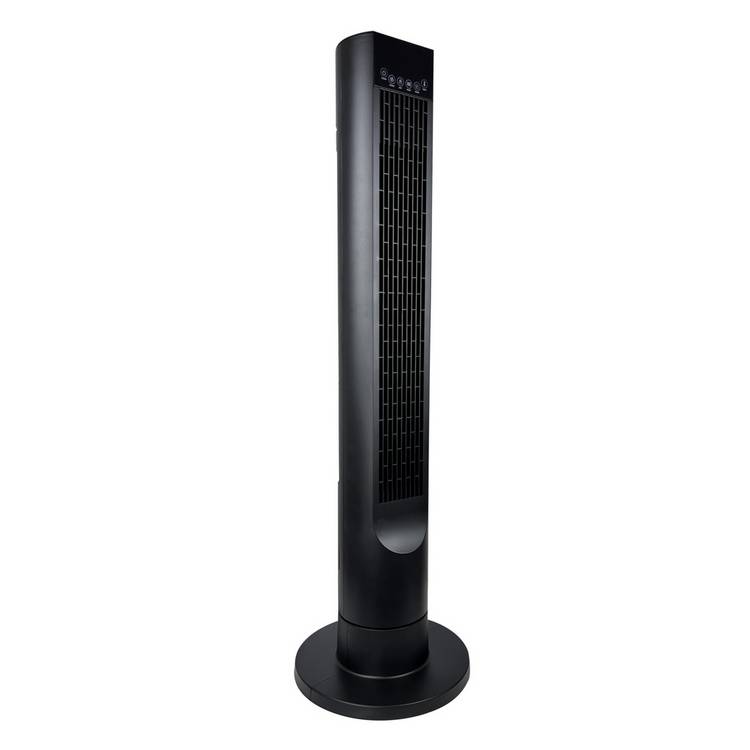 Bush digital screen tower fan black, imported from the UK