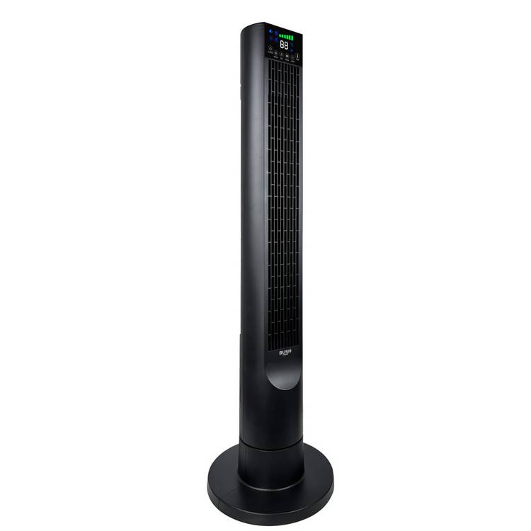 Bush digital screen tower fan black, imported from the UK