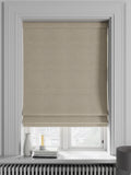 Wheat Natural Soho roman blind, made to measure, imported from the UK