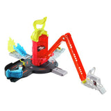 Hot Wheels City Super Fire Station playset with fire truck (British brand)