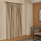 Habitat olive stripe blackout curtains 117x183cm, UK version