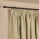 Habitat olive stripe blackout curtains 117x183cm, UK version