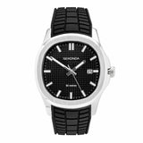 Argos Sekonda Men's Octaire Black Dial Black Silicone Strap Watch- Buy online at McGrocer