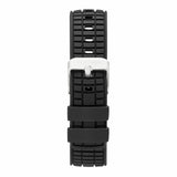 Sekonda Octaire men's watch black dial silicone strap, imported from the UK