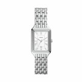 Fossil Raquel watch with silver dial and steel bracelet, imported from the UK