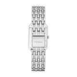 Fossil Raquel watch with silver dial and steel bracelet, imported from the UK