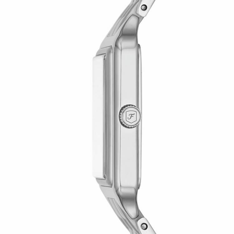 Fossil Raquel watch with silver dial and steel bracelet, imported from the UK