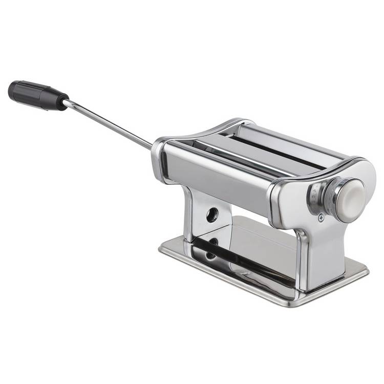 Argos Home pasta maker with 9 thickness settings, compact size (British brand)
