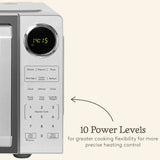 Haden 900W 23L standard microwave in silver (British brand)