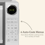 Haden 900W 23L standard microwave in silver (British brand)