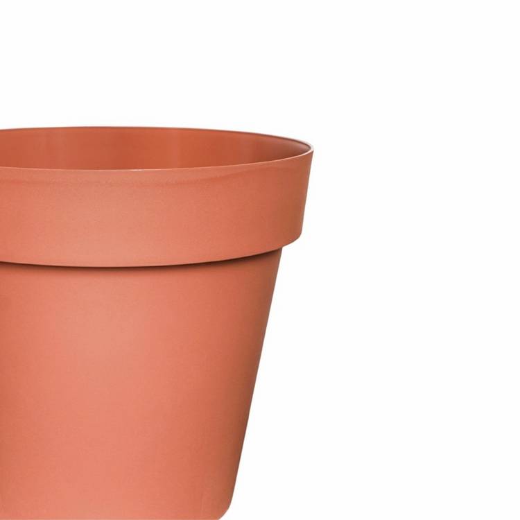 Ivyline Cleo plastic planter terracotta 40cm - British product