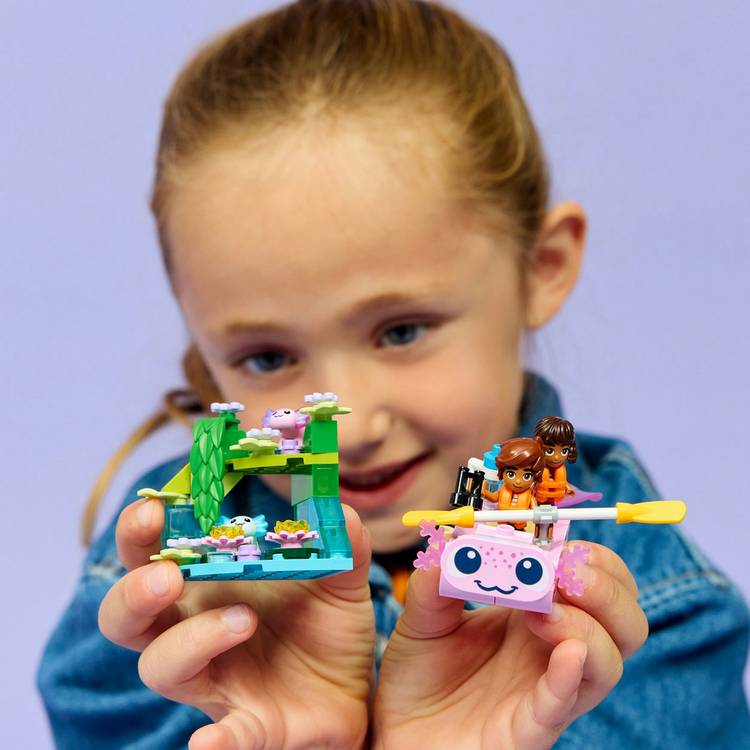 LEGO Friends Axolotl Adventure Boat toy building set, imported from the UK