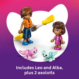 LEGO Friends Axolotl Adventure Boat toy building set, imported from the UK