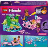 LEGO Friends Axolotl Adventure Boat toy building set, imported from the UK