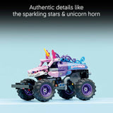 LEGO Technic Monster Jam Sparkle Smash pull-back truck toy (British brand)