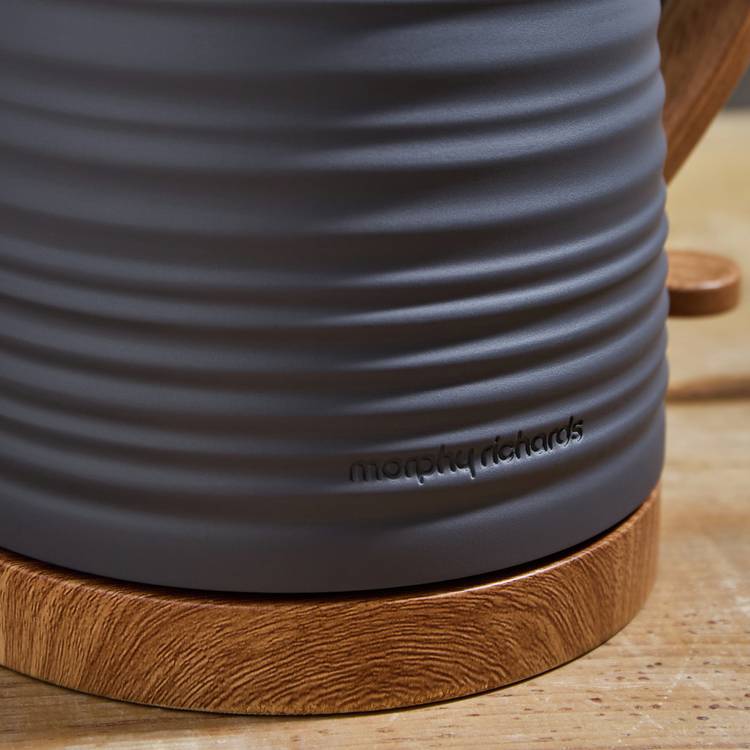 Morphy Richards clay jug kettle flint grey 1.7L, imported from the UK