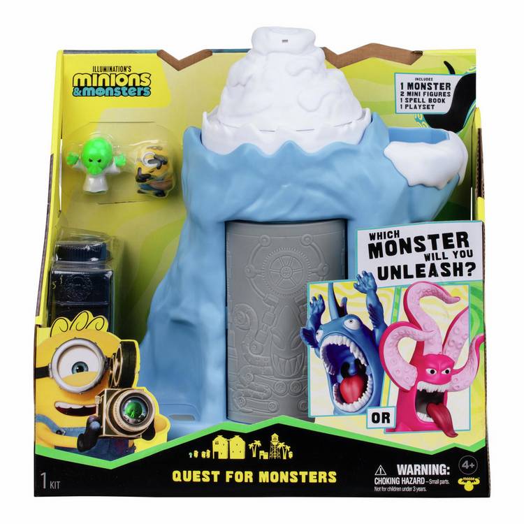 Minions Monsters playset with spell book and figures (British brand)