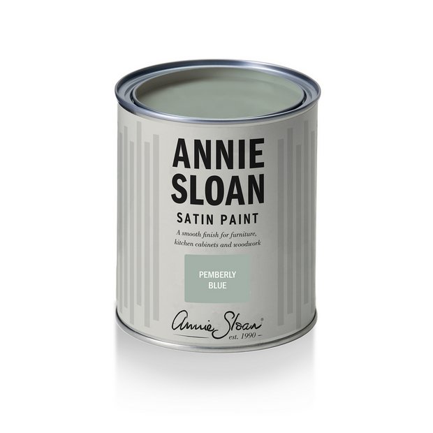 Annie Sloan Pemberley Blue satin paint 750ml (British brand)