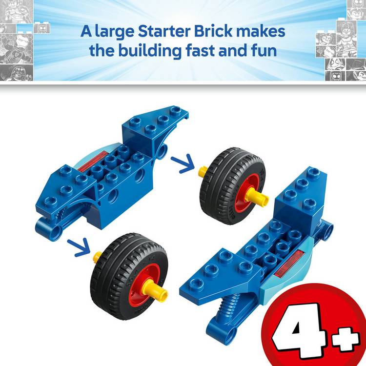 LEGO Marvel Spidey on his Motorcycle building set 11206 (British brand)