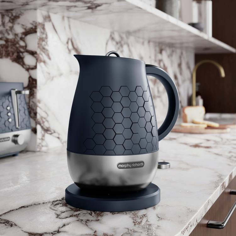Morphy Richards Cassini blue kettle 1.7L (British brand)