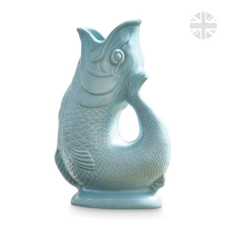 Wade Fish Jug Eau De Nil Blue 0.6L - British product