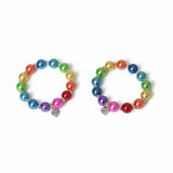 Argos Flitzy Kids BFF Rainbow Bead Heart Charm Bracelet Set of 2- Buy online at McGrocer