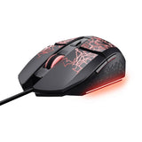GXTrust 113 Felox illuminated wired gaming mouse in black - British product