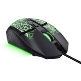 GXTrust 113 Felox illuminated wired gaming mouse in black - British product