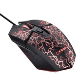 GXTrust 113 Felox illuminated wired gaming mouse in black - British product