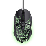 GXTrust 113 Felox illuminated wired gaming mouse in black - British product
