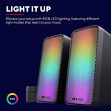 GXTrust Wezz Illuminated 2.0 RGB speakers, UK version