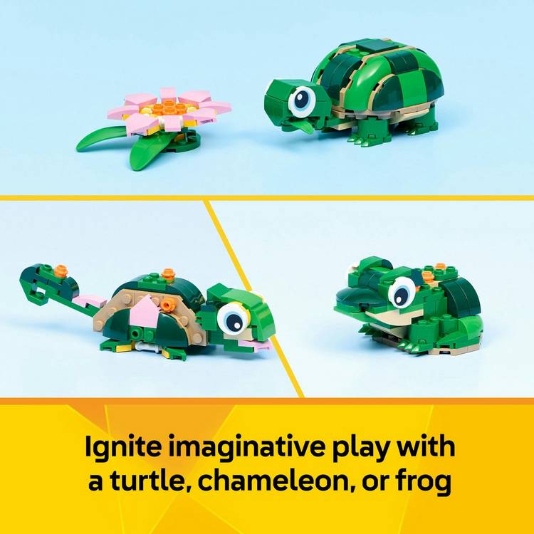 LEGO Creator 3in1 turtle toy 124 pieces (British brand)