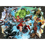 Marvel Avengers puzzle set 4x100 pieces, imported from the UK
