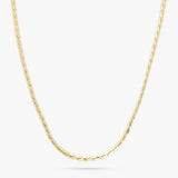 Revere gold plated curb chain necklace 46cm, UK version