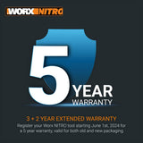 Worx 8L wet dry vacuum cleaner - British product
