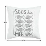 Argos Home cushion cover pack fish print 43x43cm, UK version