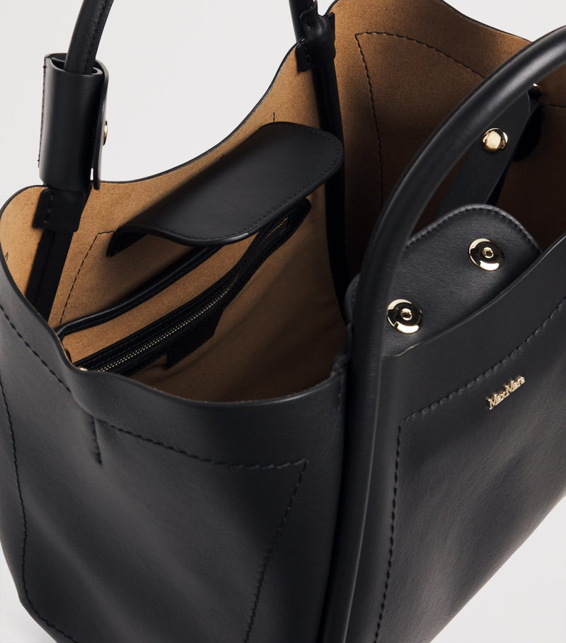 Max Mara Marine top-handle bag in calf leather - British product