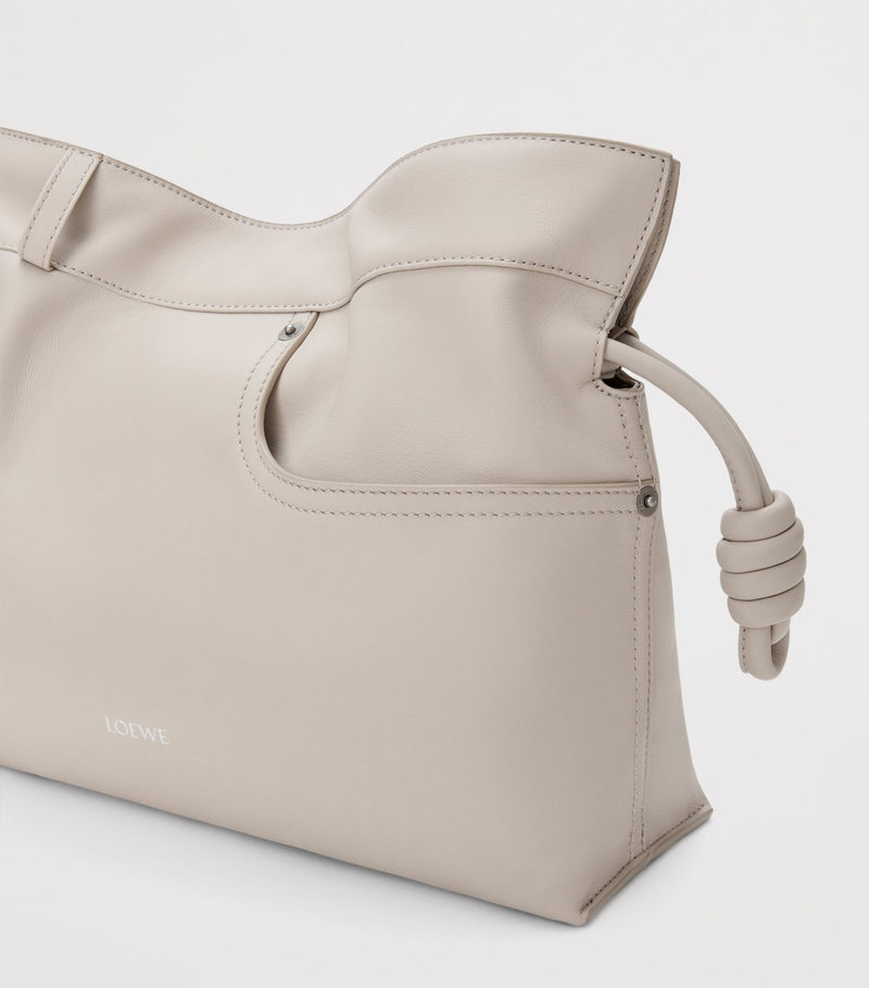 LOEWE leather jean-detail Flamenco purse clutch bag, UK version
