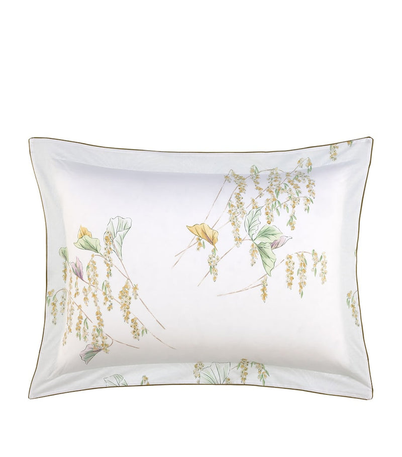 Yves Delorme Pollen King Oxford pillowcase 54cm x 94cm (British brand)