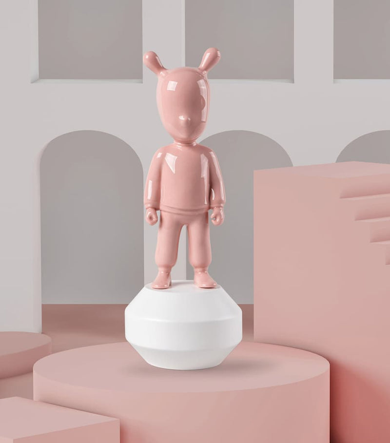 Lladró The Pink Guest small porcelain figurine, UK version