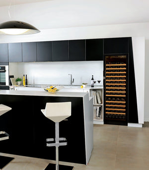 Compact Multi-Temperature Free-Standing Wine Cabinet