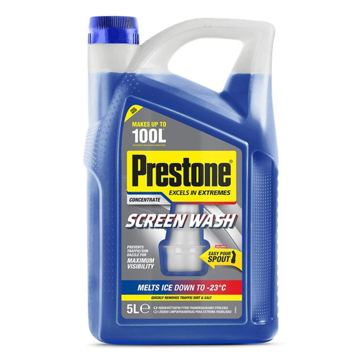 Prestone screenwash concentrate 5 litre, UK version
