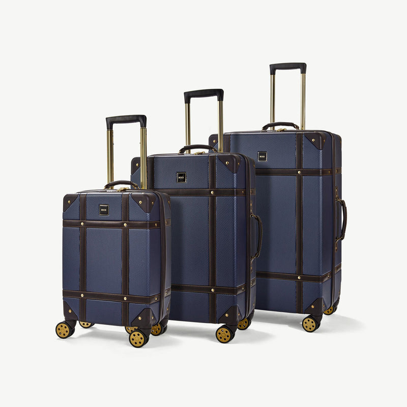 Rock hardside luggage set 3 piece (British brand)