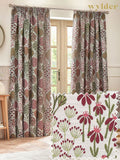 Wylder Rednut Ophelia floral jacquard curtains, UK version