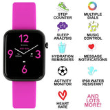 Tikkers kids smartwatch bright pink Series 13, UK version
