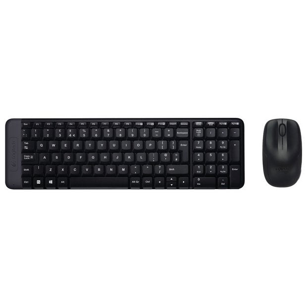 Logitech MK220 wireless keyboard mouse combo - British product
