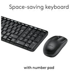 Logitech MK220 wireless keyboard mouse combo - British product