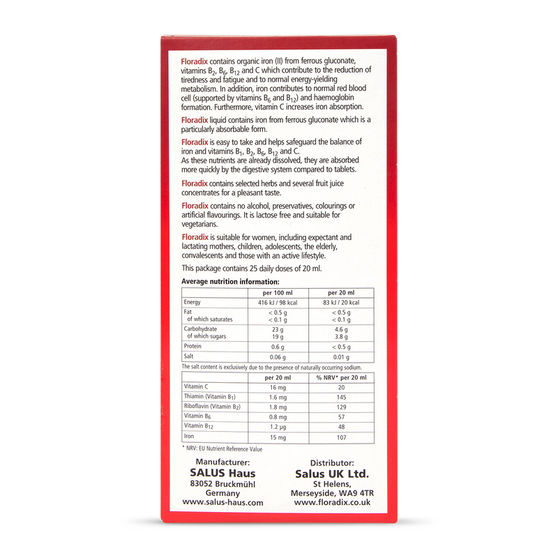 Liquid Iron and Vitamin Formula Supplement 500ml