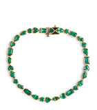 SHAY yellow gold emerald multi-shape bracelet (British brand)